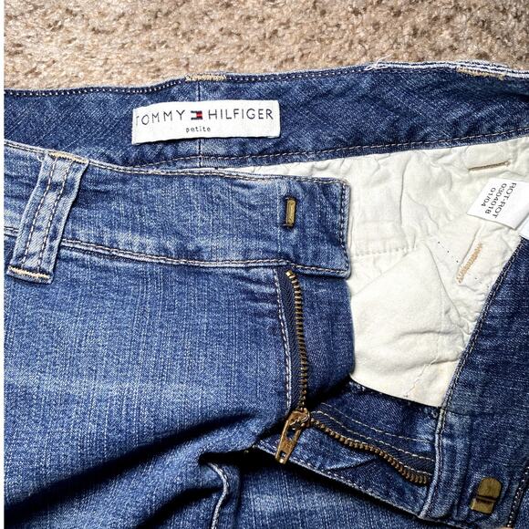 Tommy Hilfiger Denim Skirt - Size 00 Petite - Wardrobe Staple - Picture 6 of 12